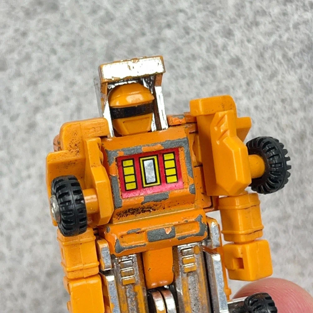 Vintage GoBots Guardian DUMPER MR-09 Yellow Dump Truck Dozer Motorcycle Lot